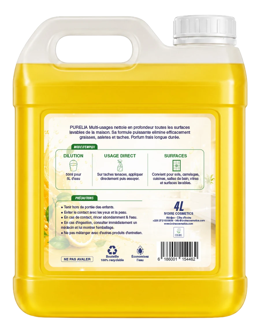 Vue 4 de Purelia Multi-Usages 4L